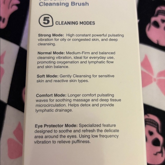 Dermalactives PureSkin + Cleansing Brush Blue Silicone with 5 Cleaning Modes - Picture 4 of 9